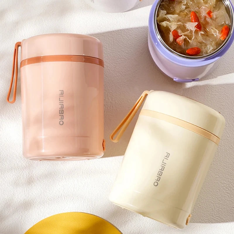 600ML Portable USB Electric Heating Lunch Box Stainless Steel Food Warmer for Picnic Milk Drink 5V 12V 24V Food Heater