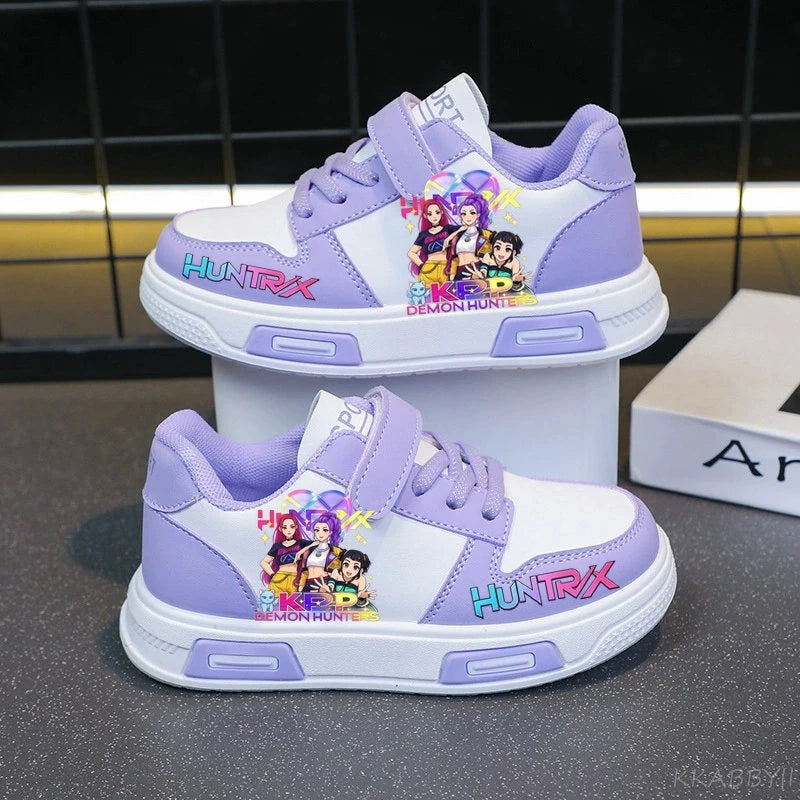 Kpop Demon Hunter Children's Sneakers Kids Fashion Non-slip Casual Shoes Boys Girls Breathable Sneakers Toddlers Outdoor Shoes