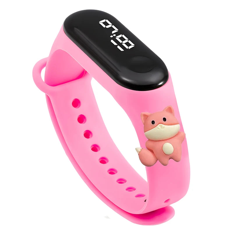 Waterproof Children's Smart Watch Cartoon LED Digital – Fun Electronics Wristwatch Birthday Gift for Kids Age 2-15 - I YAN