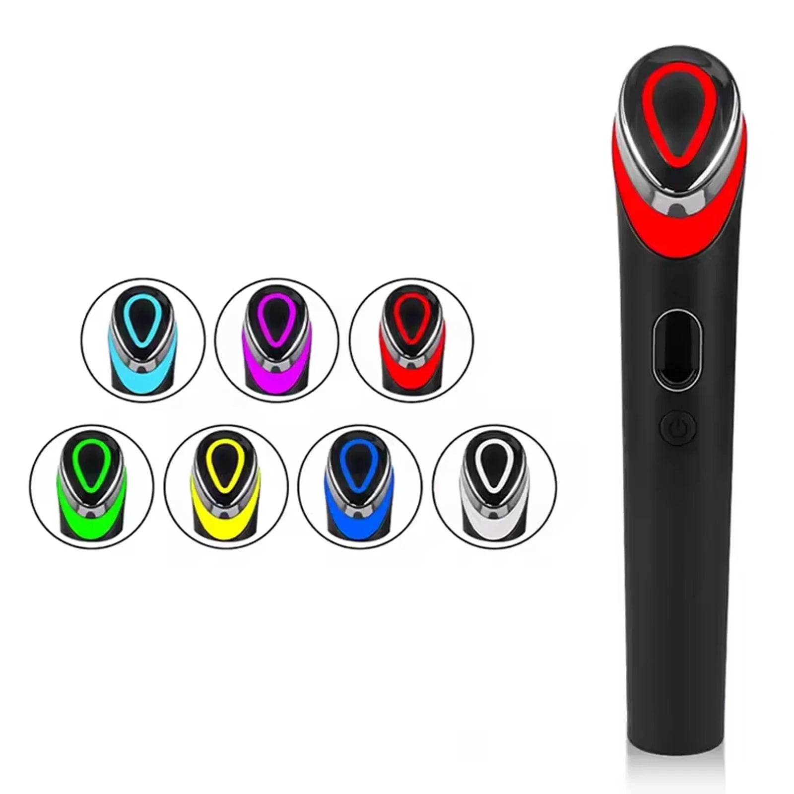 NEW 7 Colors Booster Pro LED Facial Light Therapy, Eye Beauty Wand, Red Light Eye Massager, Skincare and Blue Rejuvenation Tool