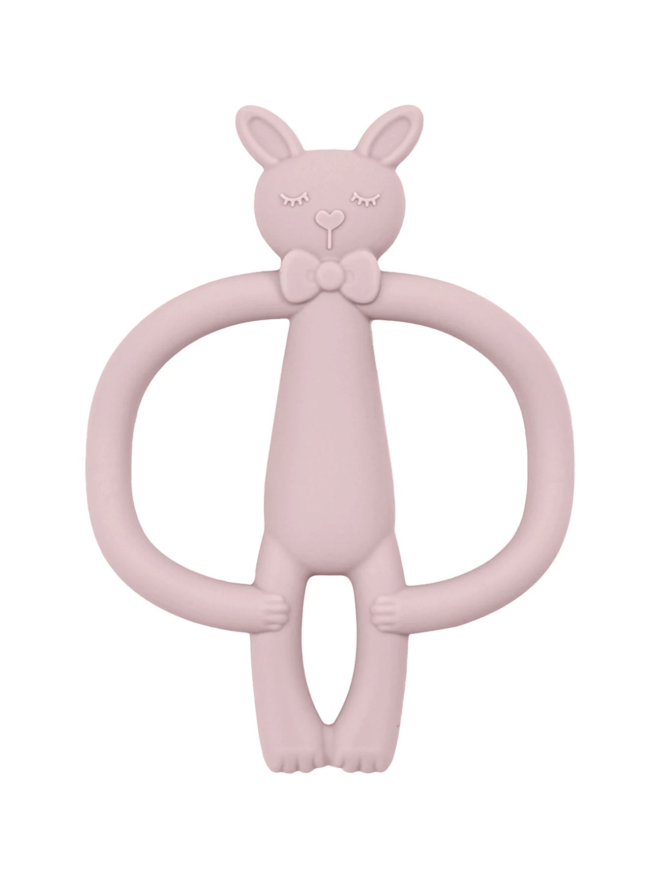 Color Kids 1PCS Silicone Teether Toys Baby Nursing Teether Gifts Newborn Cartoon Rabbit Teether Toys Teething Infant Chewing Toy