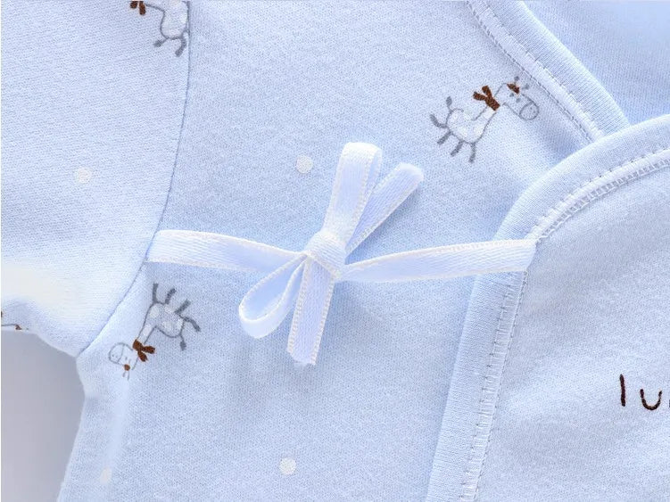 Newborn Baby Clothing Set 7-Piece – Soft Cotton Cartoon Outfit Gift - I YAN