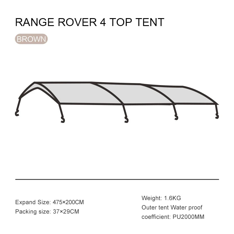 Camping Ls4 Tunnel Tent Living Shell Tent Large Camping Tent Extra Space