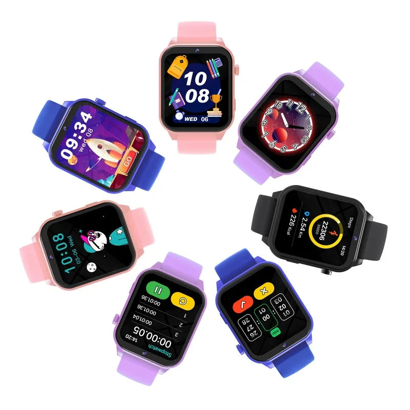 Children's Game Smartwatch 1.83" Display – Sleep Monitor Camera Alarm Clock Kids Bracelet Gift for Boys & Girls - I YAN