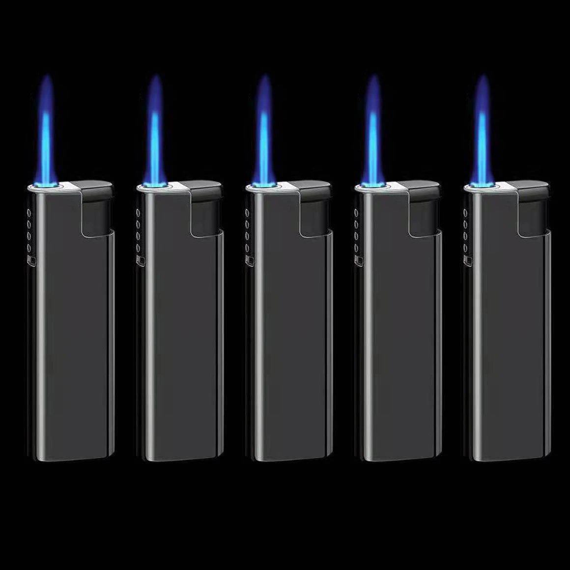 4-pack torch lighters, windproof lighters, butane gas lighters, smoke accessories, outdoor grilling tools kitchen tools 2025 New