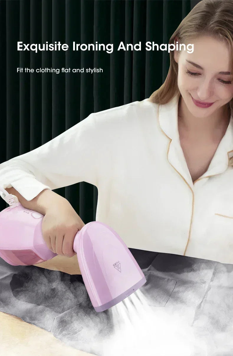 1500W Handheld Garment Steamer For Clothes 330ml Portable Household Fabric Small Electric Steam Iron Machine For Home Travel Use