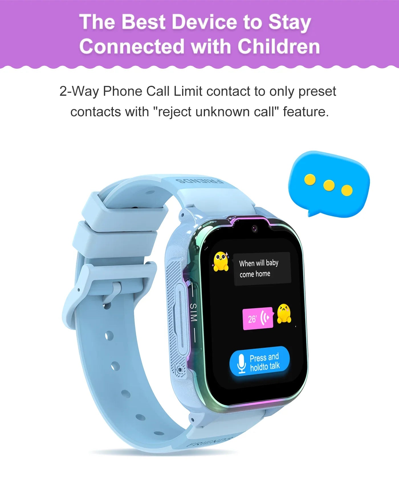 2025 New Kids GPS Smart Watch 4G Track Video Call Camera SOS – Waterproof LBS Location Tracker Smartwatch - I YAN