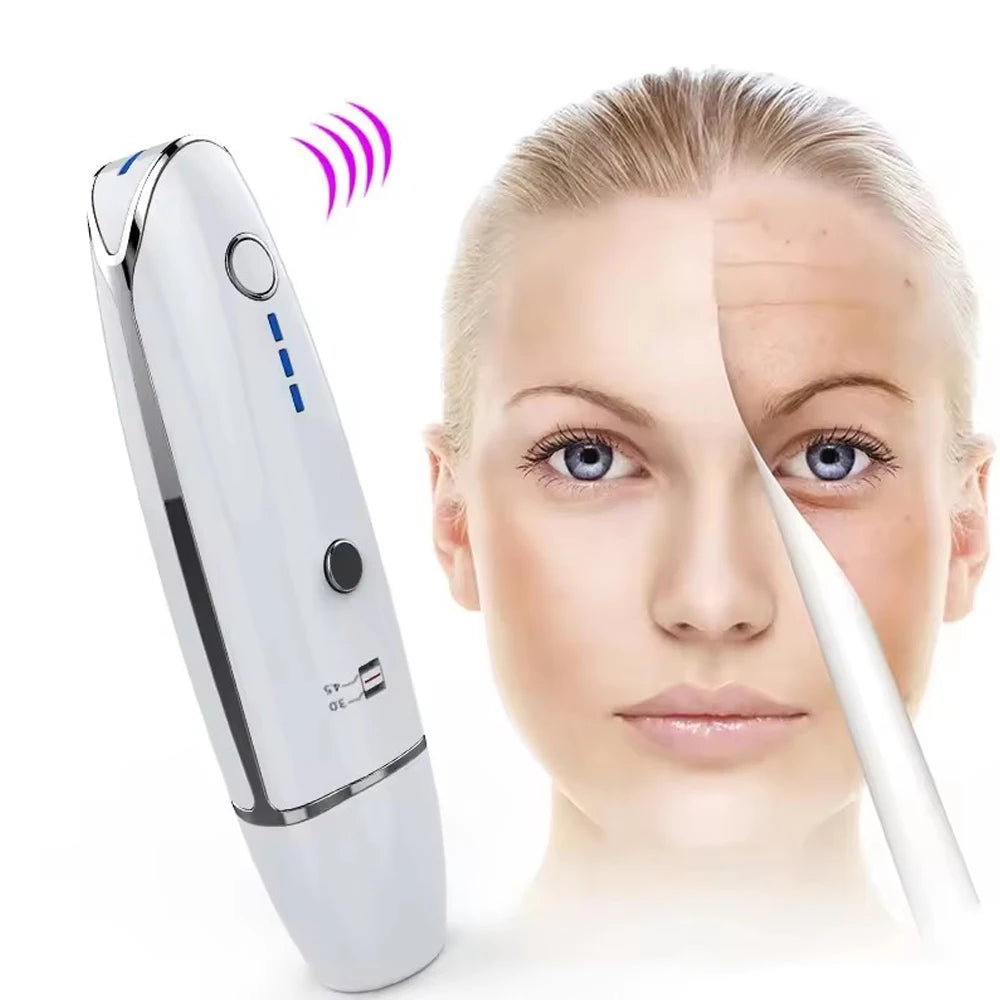 Mini Hifu Ultrasonic RF Facial Massager Lifting Wrinkle Removal Line V-Shape Anti-Aging Skin Tightening Face Care Beauty Device