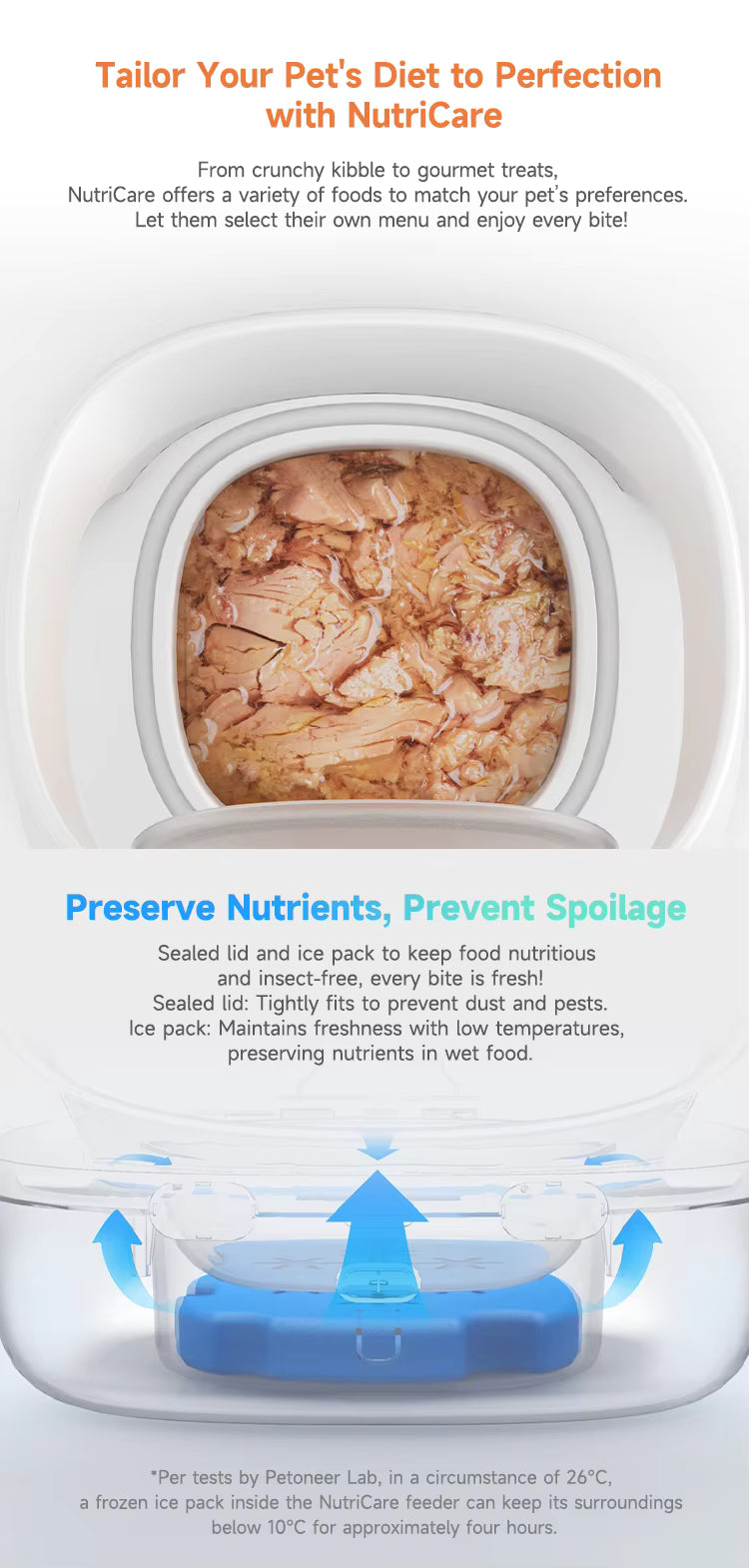 Smart Chip Multi-Pet Feeder – Personalized Timed Feeding, Dry/Wet Food Ready