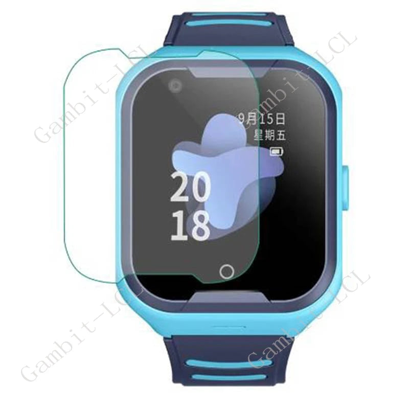 I YAN HD full hydrogel film protecting the screen of Y95H Y95 A36E smart watch, featuring GPS, SOS call, and child-safe design.
