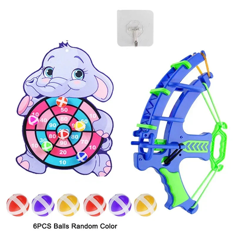 Kids Sticky Ball Dart Board – Indoor Montessori Game for Children 3-7 Years - I YAN