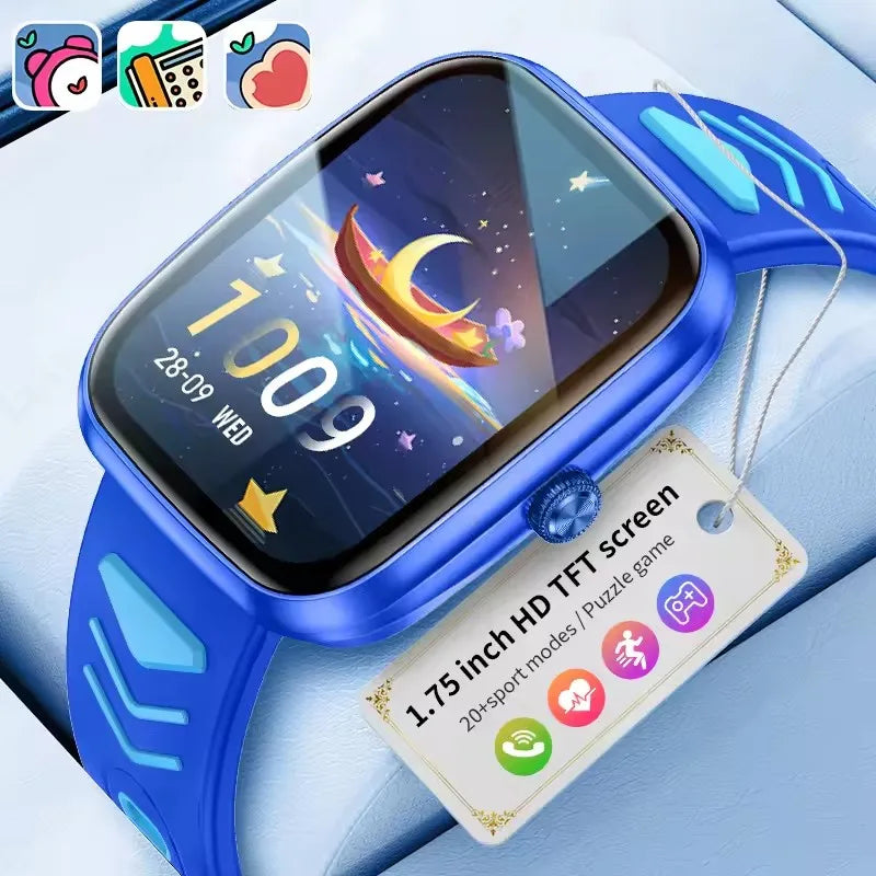 Kids Smartwatch Teenage Pedometer Sports Children Smartwatch – Wireless Calling Student Gift for Boys & Girls - I YAN