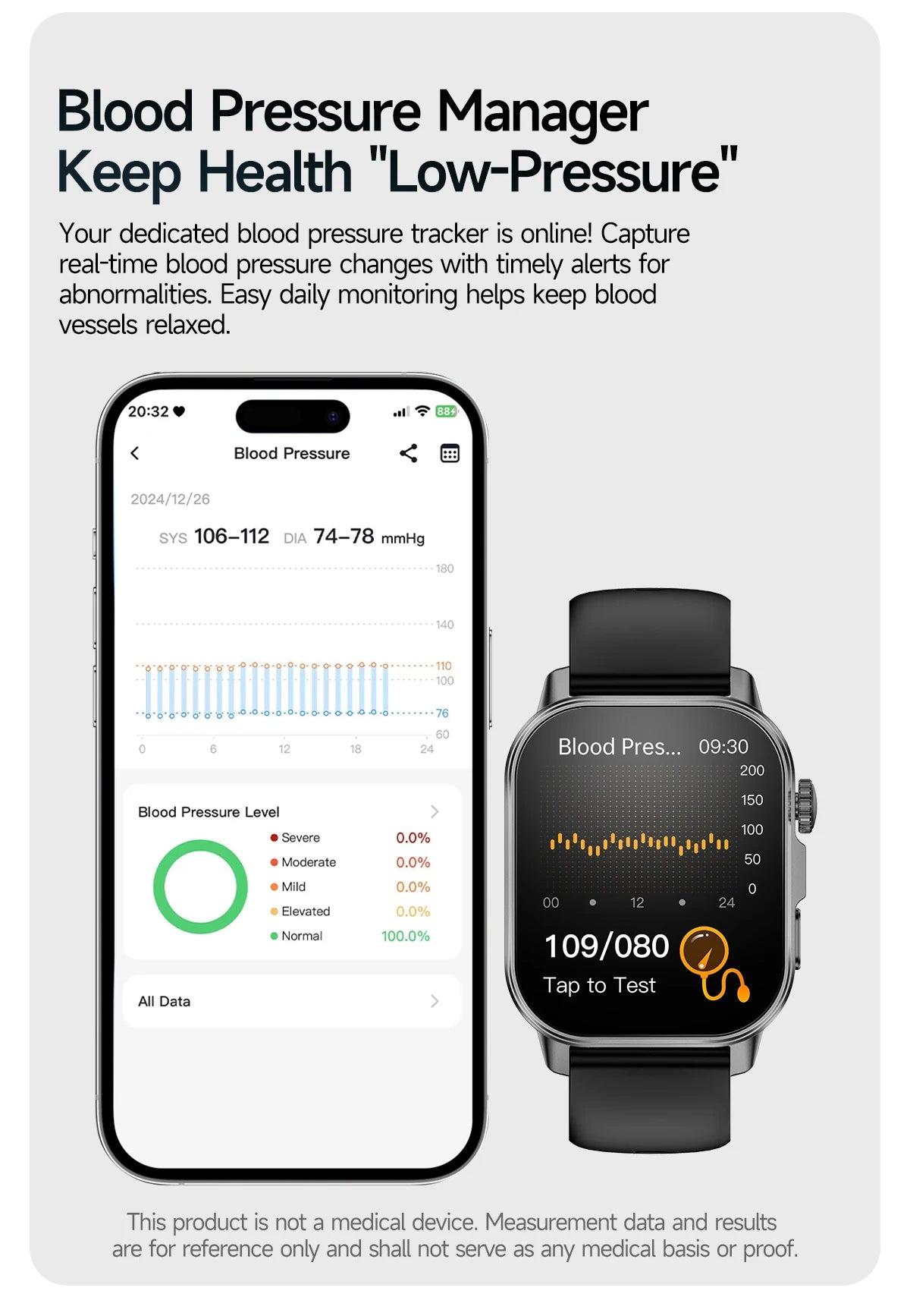 2026 New ECG+PPG Healthy Diagnose Smart Watch Men Body analysis Blood Pressure Lipid Uric Acid Women's Health Tracker Smartwatch