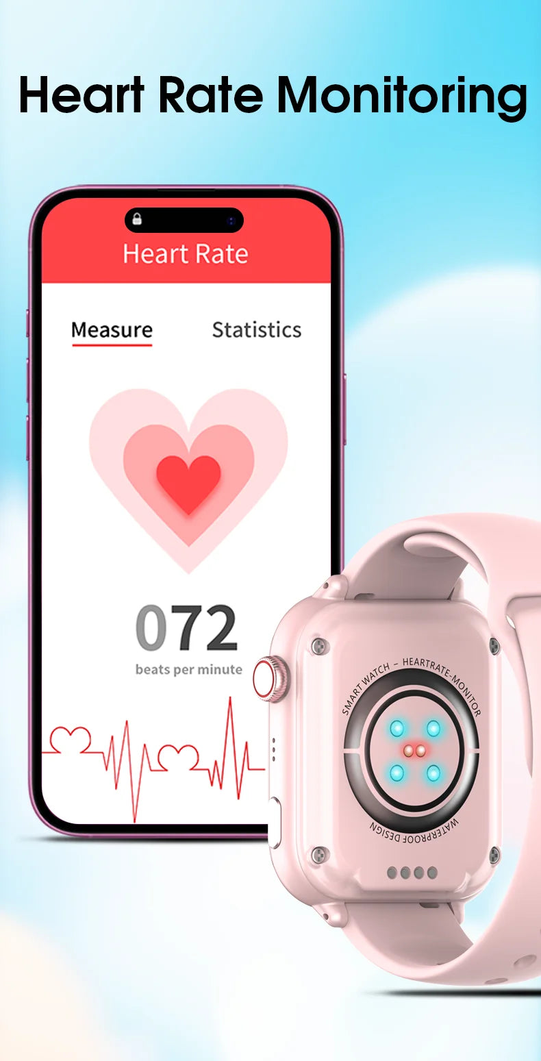 Wonlex KT37 Kids Smart Watch AI Voice Assistant GPS WiFi Location Tracker SOS Alert Video Call WhatsApp Smart Watch for Children