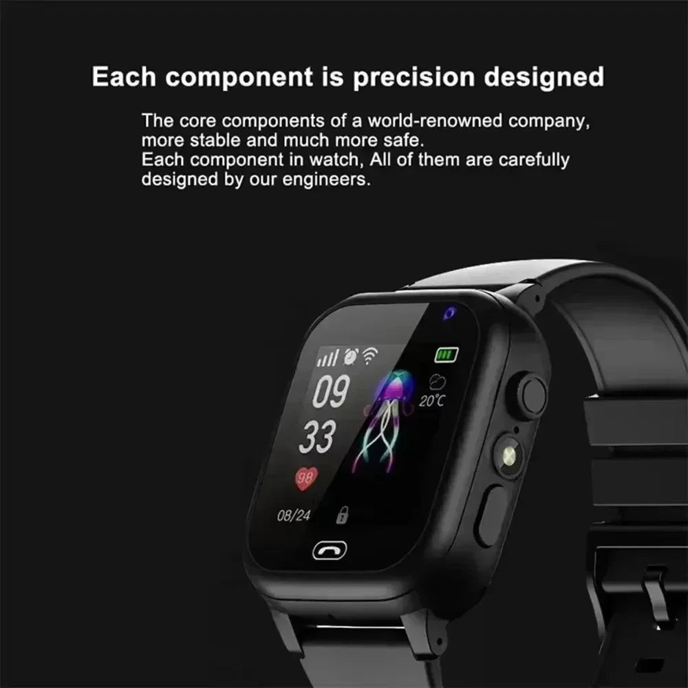 VIVO Mini Kids Phone 4G Smart Watch – 3-in-1 Call SOS Camera Cartoon Watch for Boys & Girls Gift 2026 - I YAN