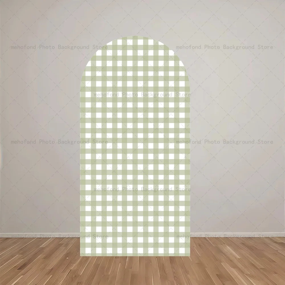 Mehofond Arch Backdrop Fresh Light Green Color Scheme Cute Duck Kids Baby Birthday Party Decor Studio Photography Background