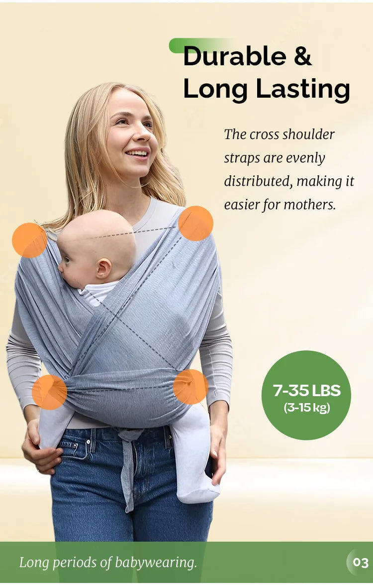I YAN ergonomic baby backpack carrier with X-shaped support and adjustable straps, designed for comfortable outdoor newborn carrying.