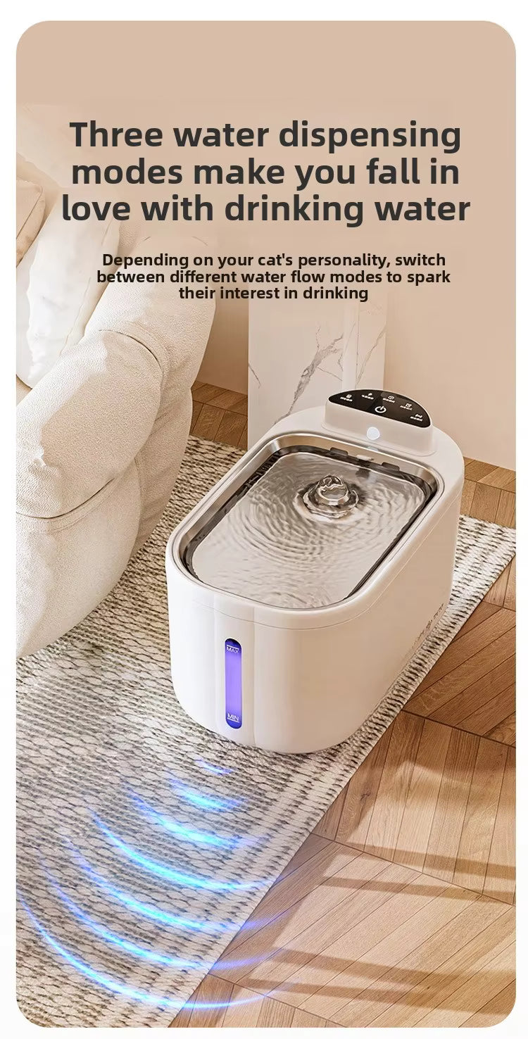 Smart Pet Water Fountain | Ergonomic automatic water fountain with ultra-quiet water circulation system