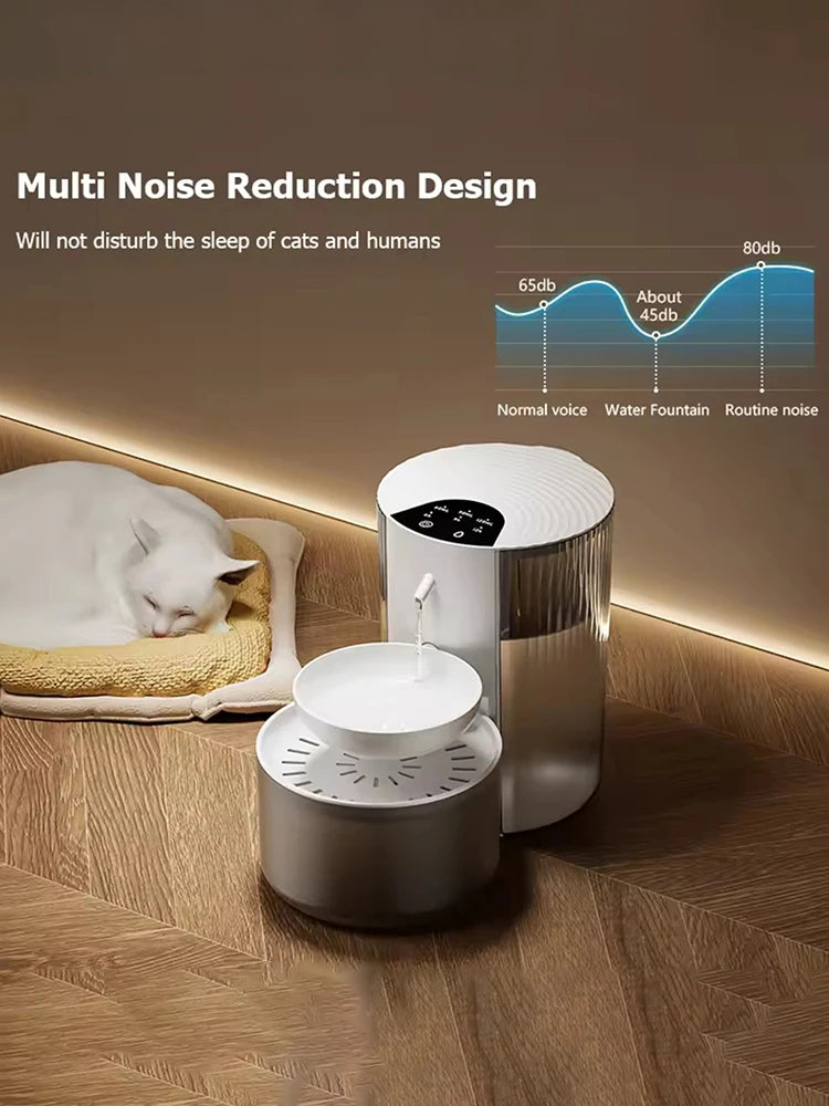 Pet Intelligent Water Dispenser, Clean And Dirty Separation, Dumping Type, Automatic Water Dispenser For Cats, Large Capacity