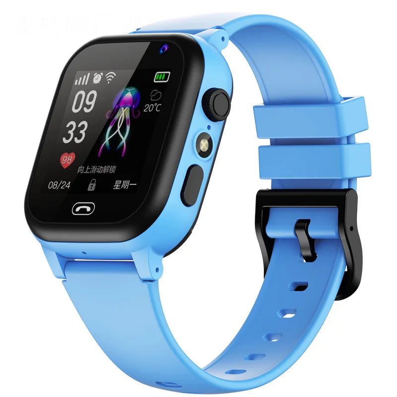 Kids Smart Watch 5G Multifunctional Waterproof IP57 SOS GPS Camera Call Sim Card Child Gifts Sport Watches Tracker 2026