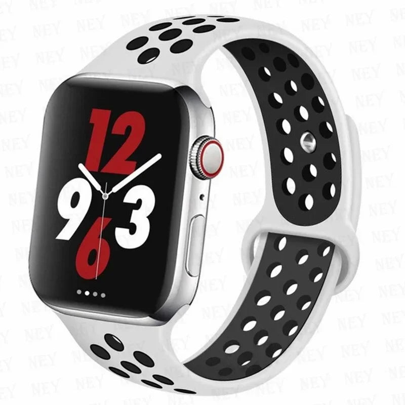 Sport strap For Apple Watch Band Ultra 49mm 44mm 45mm 38/40mm/41mm Silicone Pride Bracelet correa iWatch Series 8 7 6 4 5 3 9 SE