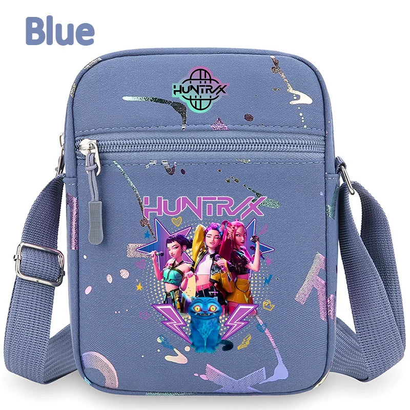 New⭐️KPOP Demon Hunters Crossbody Phone Bag Single Shoulder Pouch Coin Wallet Purse Warriors Handbag Fans Gril Gifts