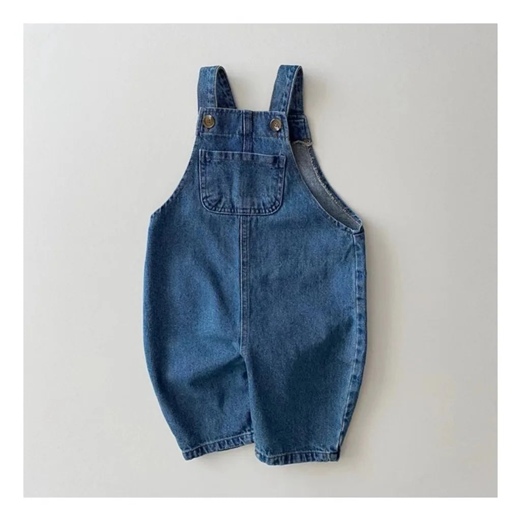 Children Clothing Set Autumn&Spring  HY22421 New Kid Romper Denim Jumpsuit Sleeveless Bodysuits for Toddler Boys&Girls