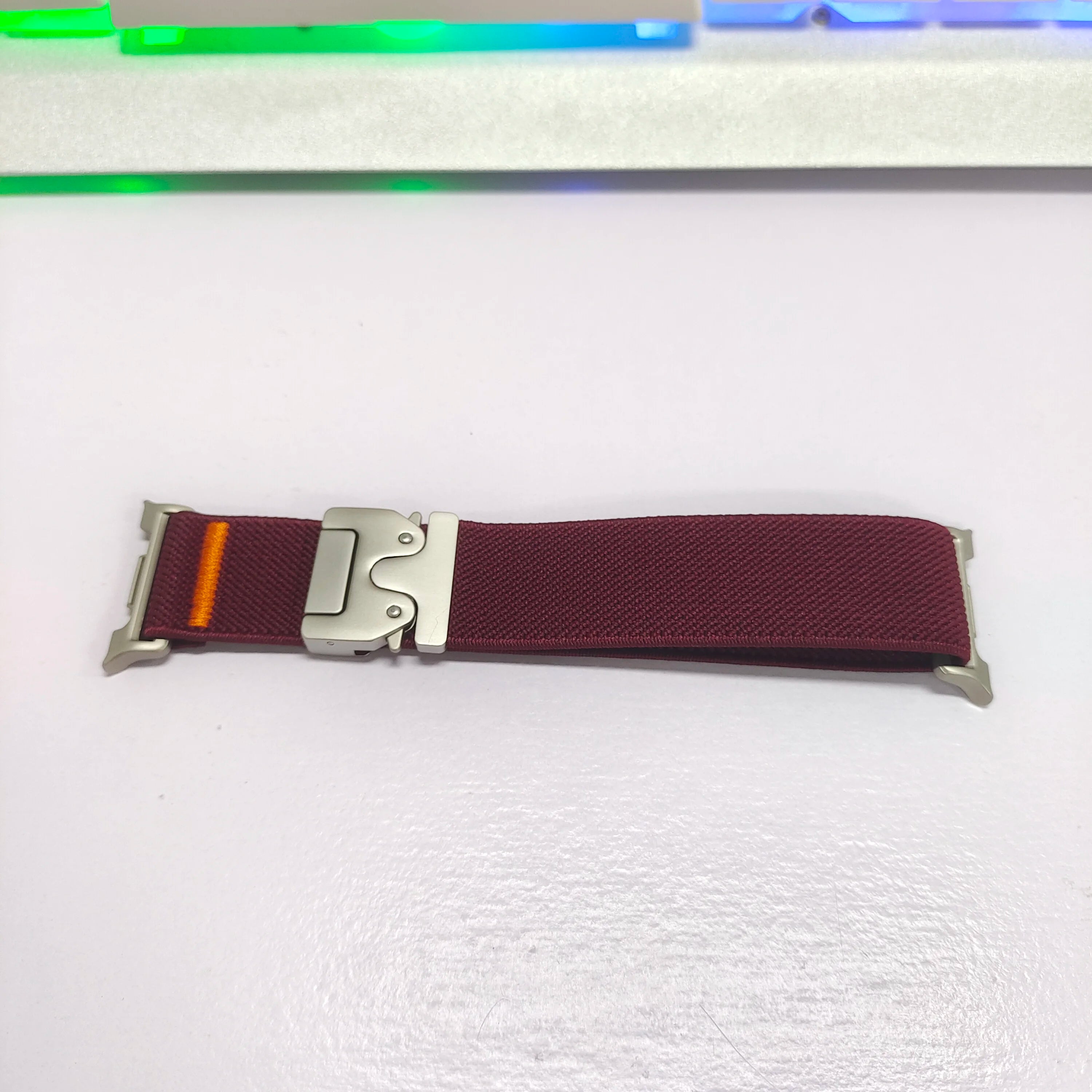 Parachute Strap For Samsung Galaxy Watch 8 40mm 44mm stretch Nylon correa pulseira Bracelet for Galaxy Watch 8 classic Band 46mm