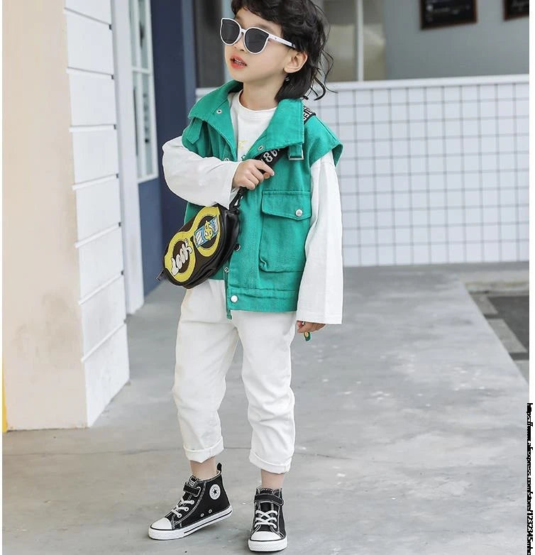New Kpop Demon Hunter Children's Canvas Shoes Kids Sneakers Boys Girls Fashion Canvas Shoe Cartoon Print Breathable Casual Shoes
