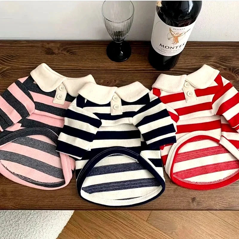 New Pet Dog Polo Shirt Dog Cool Clothes Soft Breathable Yorkie Chihuahua Puppy Clothes Dog Vest for Small Medium Dogs Costumes