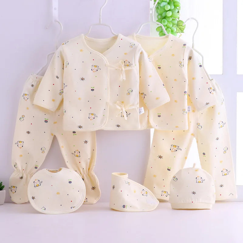 18-Piece Newborn Baby Gift Set – 100% Cotton Layette Box for Boys & Girls - I YAN