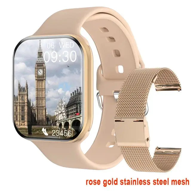 2026 Series 10 GPS Smart Watch – Bluetooth Call Heart Rate Blood Oxygen NFC IP68 Waterproof Smartwatch for Apple & Android - I YAN