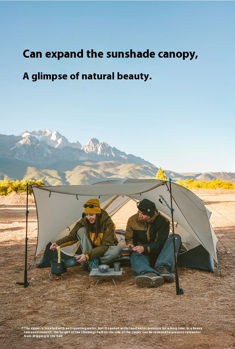 Naturehike 2025 Mongar UL Camping Tent 1-2 People 15D Nylon 3 Season Tent Waterproof Ultralight Portable Outdoor Tent With Mat
