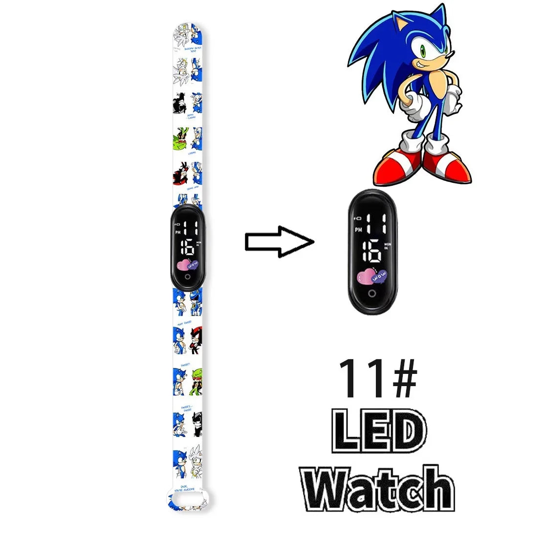 Kids LED Watch Touch Control Digital – Silicone Strap Waterproof Sport Wristwatch Birthday Gift for Boys & Girls - I YAN
