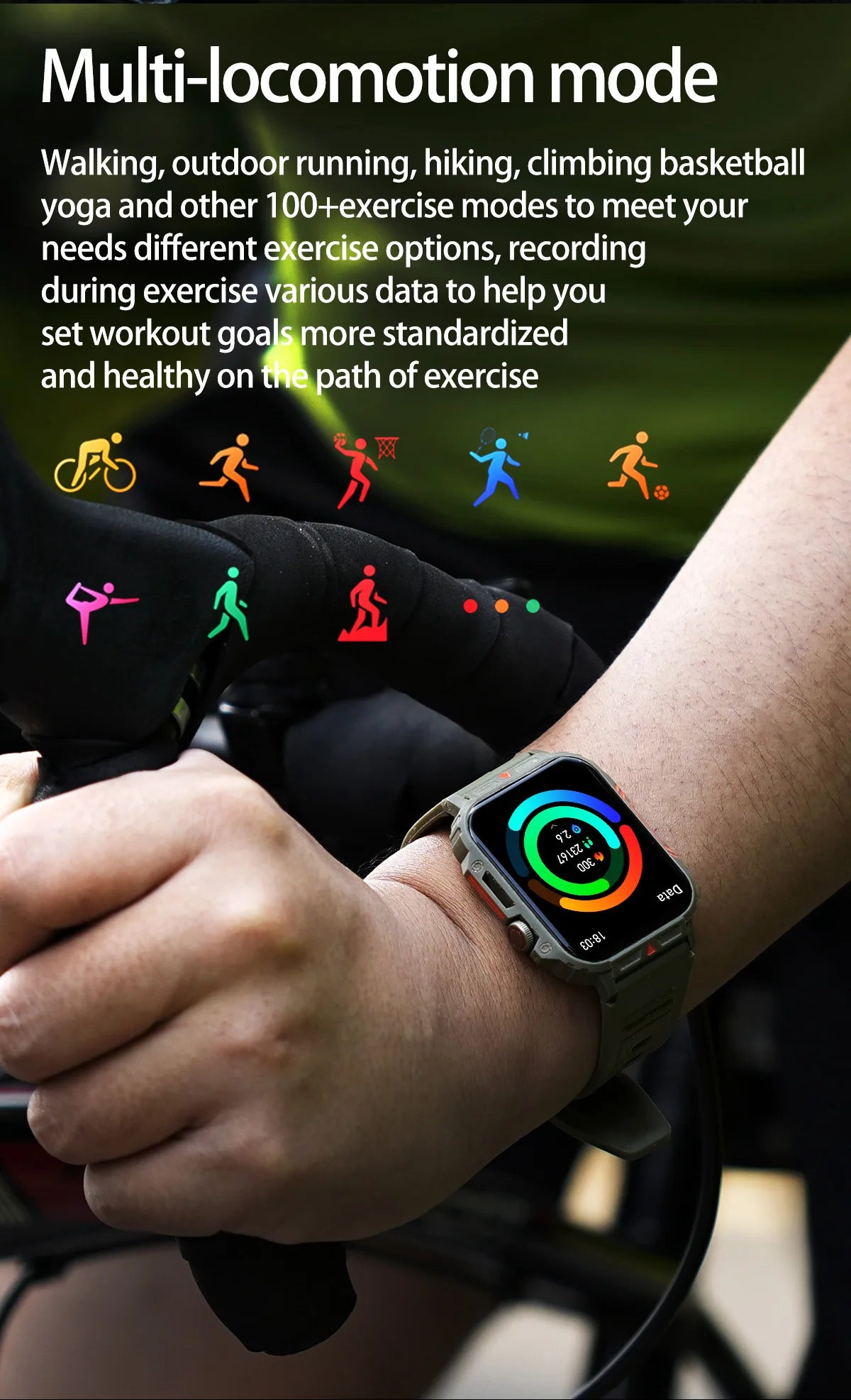 Military Men Smart Watch Health Monitor Wireless Call Smartwatch Fitness IP68 Waterproof Sports Watches for Women Android 2025