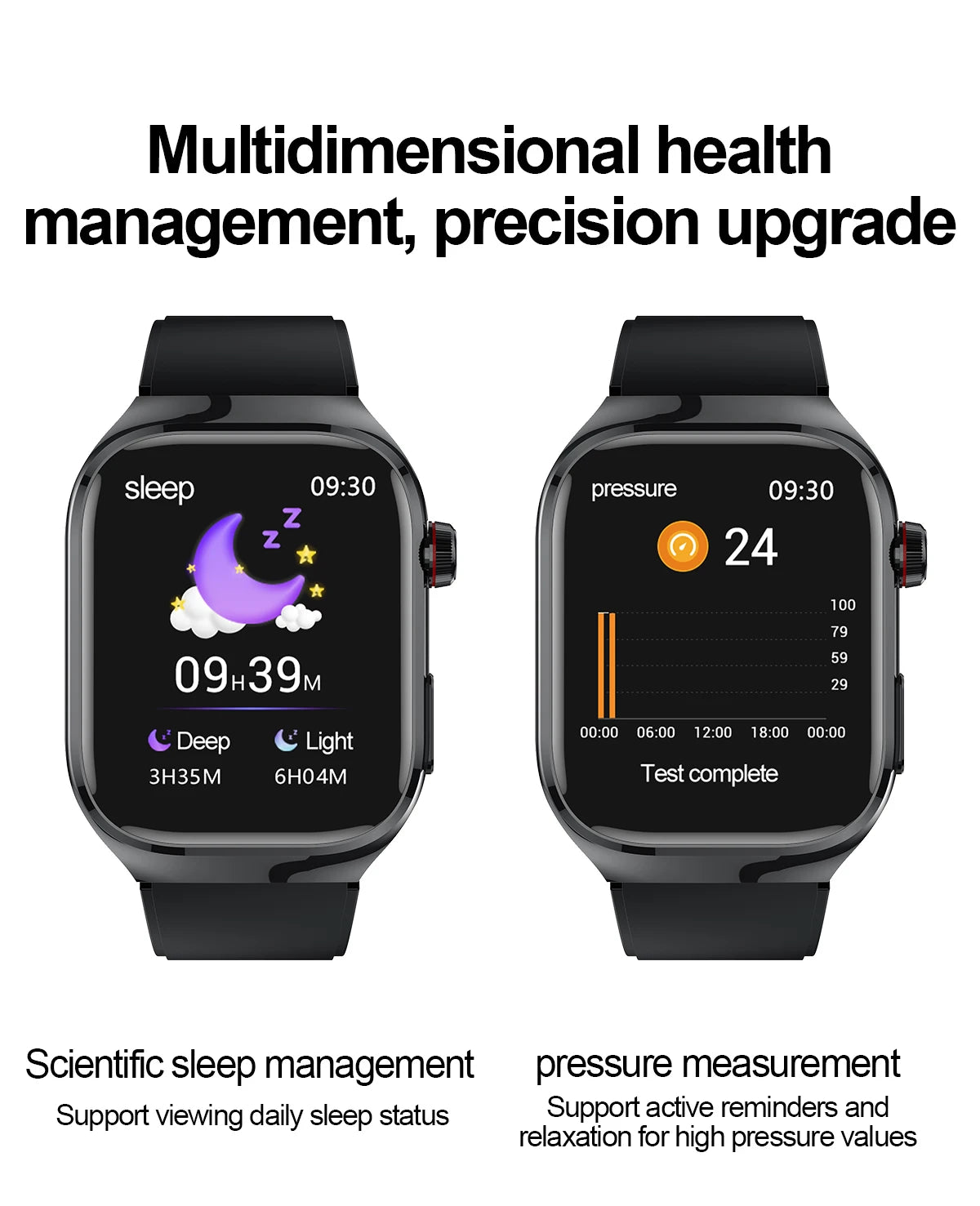 Micro Physical Examination Smart Watch For Men Uric Acid Body Fat Five Organ Health Watches Bluetooth Call SmartBracelet - I YAN