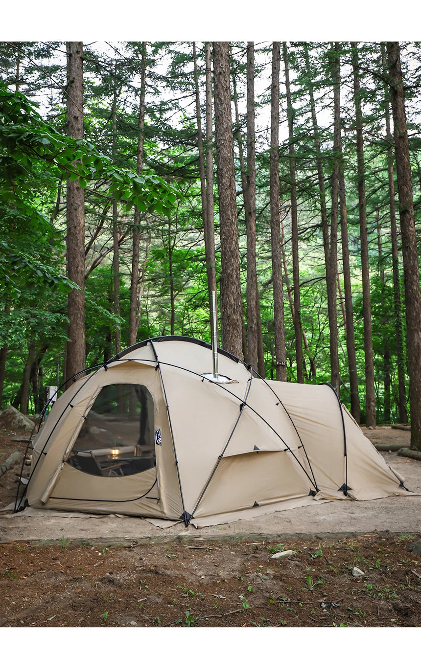 Camping Tent Commander Dome Tent Shelter Waterproof Windproof Ultra-light 70D Nylon 160/185/245CM