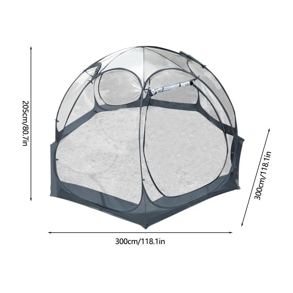 Starry Star Transparent Thickened PVC Portable Spherical Camping Tent Quick Opening Folding Rainproof Outdoor Shelter