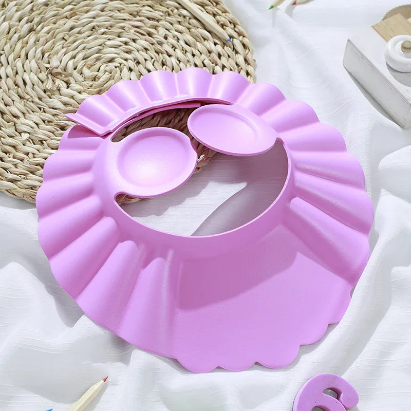 Baby Shower Cap – Adjustable Waterproof Shampoo Hat for Babies & Toddlers - I YAN