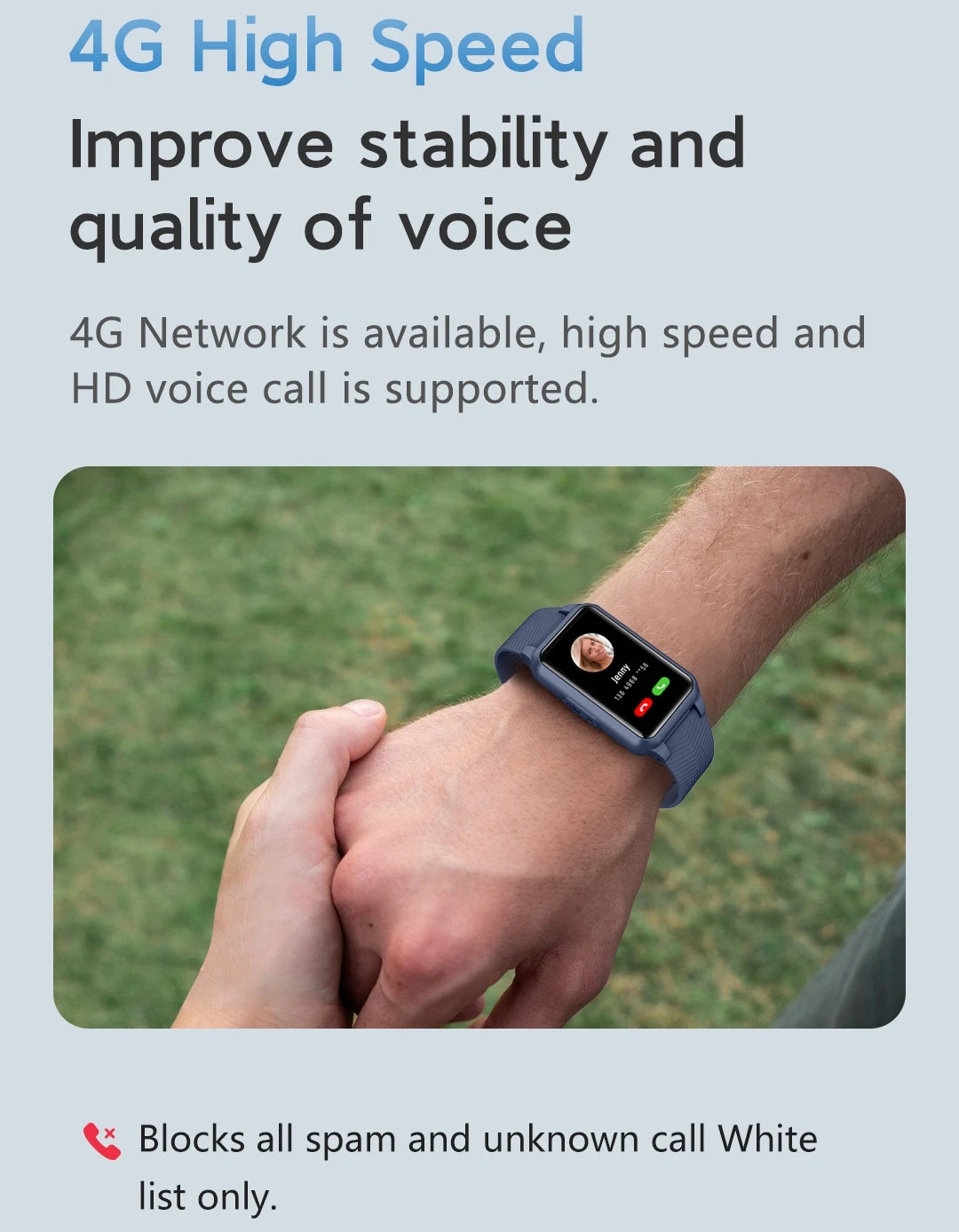 Smart Watch for Seniors & Kids S10 – Fall Detection SOS GPS 4G Heart Rate Monitoring Sim Card Footprint - I YAN