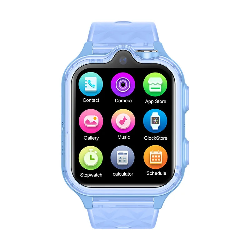 Wonlex 4G Kids Smartwatch KT42 with dual cameras, GPS, real-time location, and video call features for children.