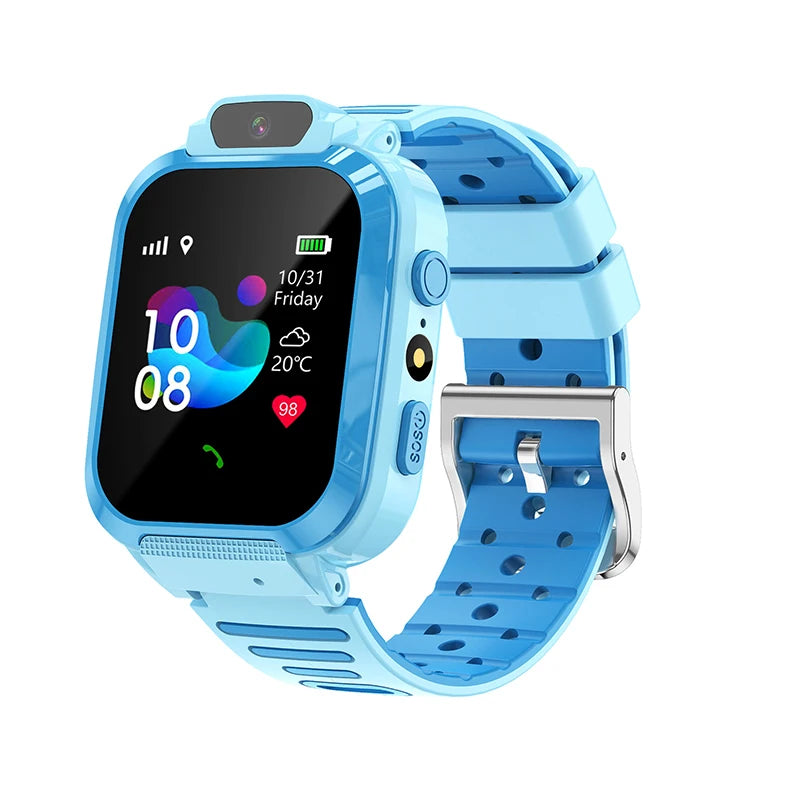 Kids Smart Watch SOS GPS Location Phone Call Sim Card Child Smart Watch Camera Waterproof Upgrade Watch For Kids Gift