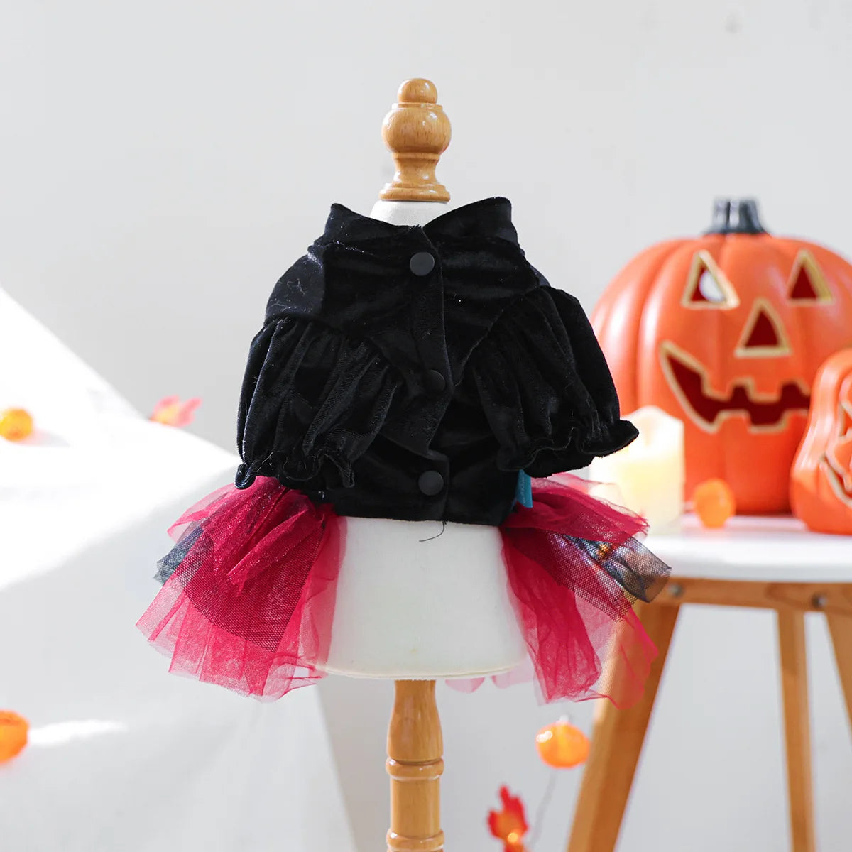 Funny Puppy Autumn Winter Clothes For Small Dogs Halloween Bubble Sleeve Pet Dress Princess New Cat Apparel Dachshund Pomeranian