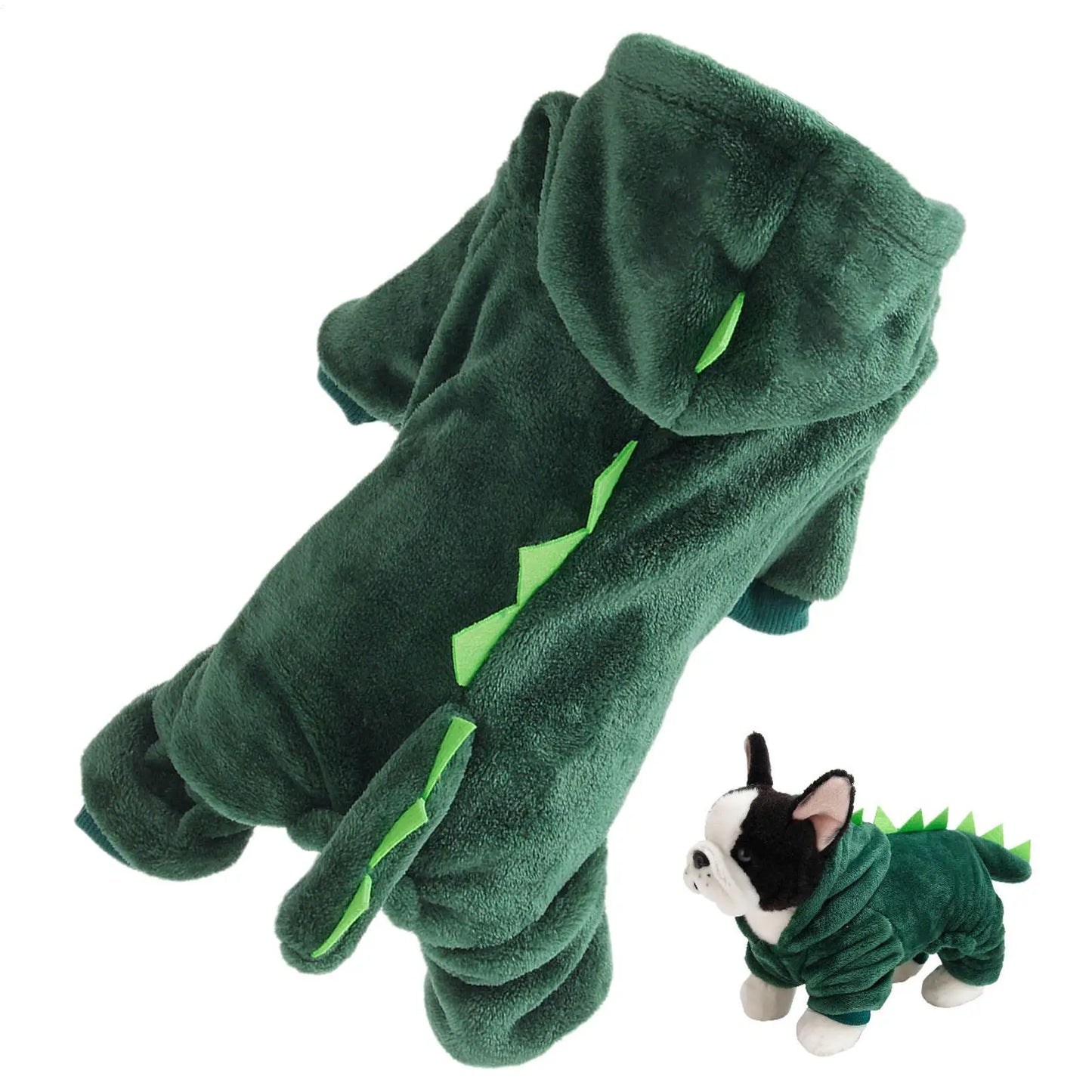 2026 Dinosaur Cat Clothes Dog Pet Dinosaur Cosplay Hoodies Soft Halloween Dog Costume Pet Clothes For Small Medium Dog Cat Puppy