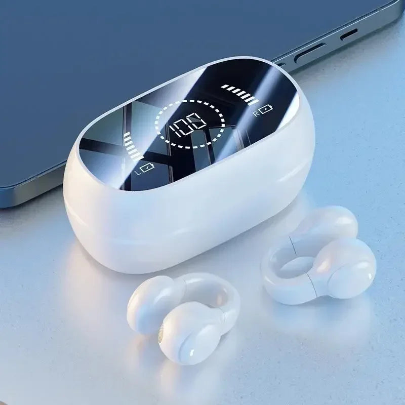 New Model 2026 X51 Wireless Earbuds Bluetooth Headset Charging Earphones Bone Conduction Headphones Sport With Mic free