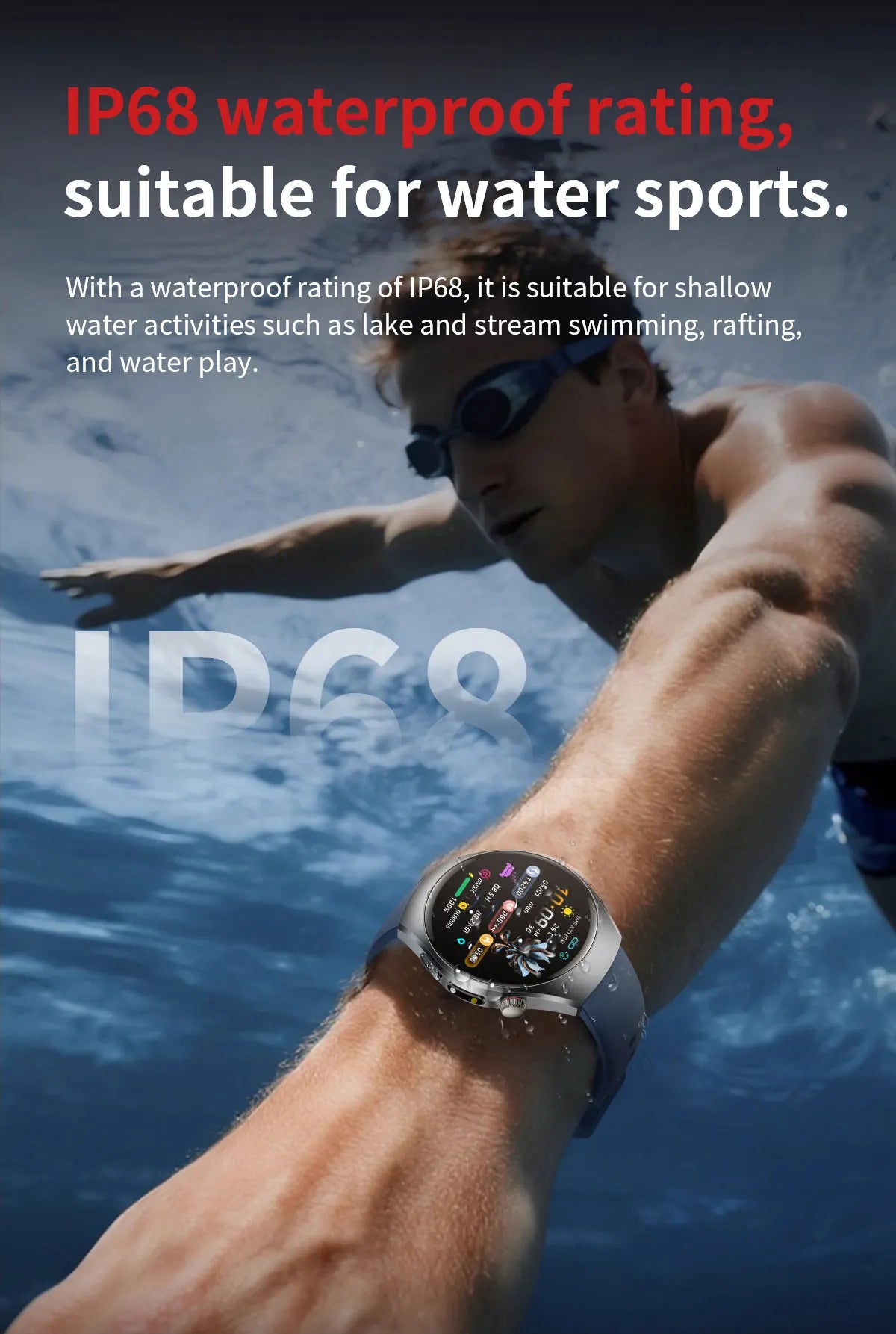 2026 New Nursing Grade Body Analysis Smart Watch  ECG Blood Lipid Uric Acid Body Fat Sport IP68 Voice Call SmartWatch Man Women