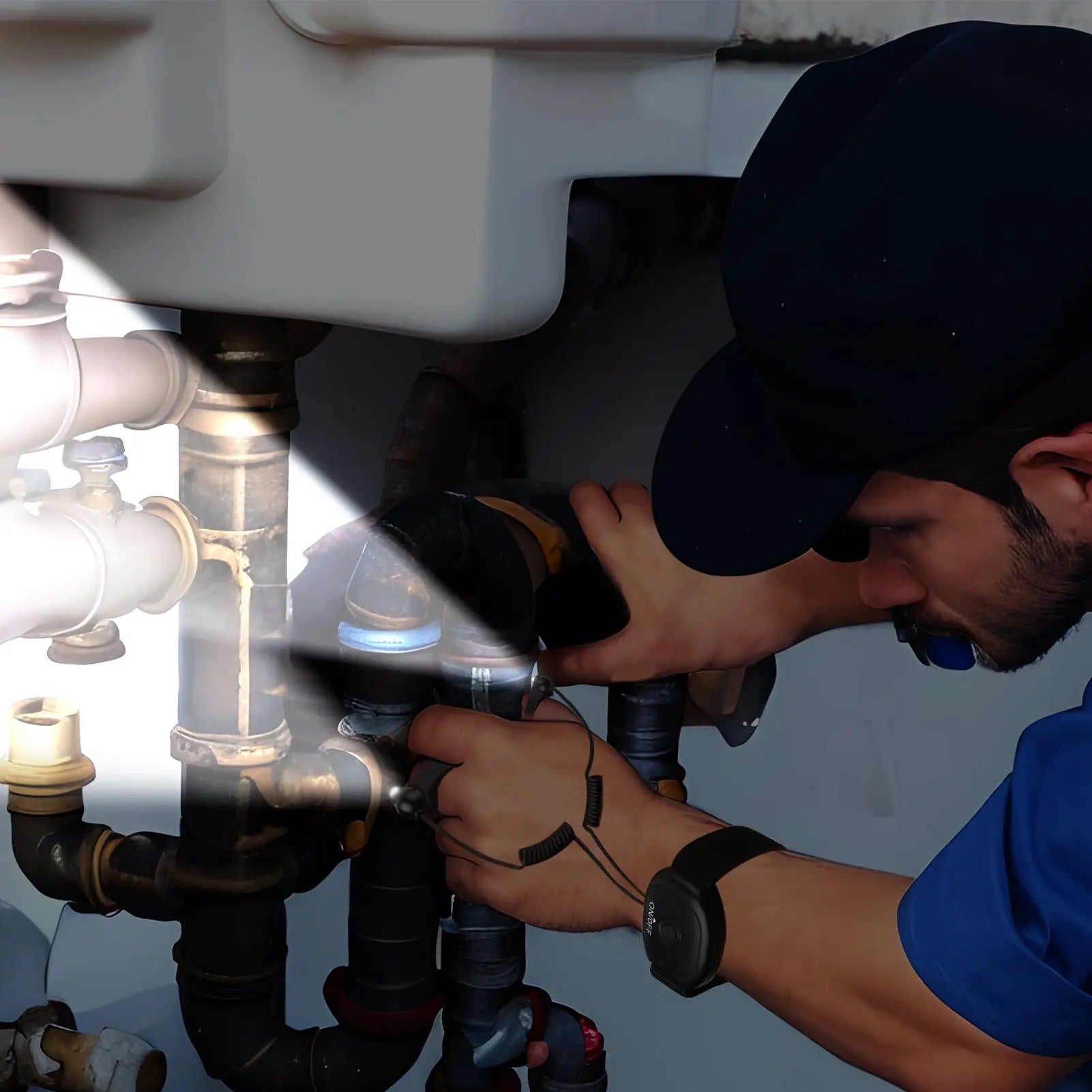 Led Rechargeable Flashlight Lighted Gloves for Men Gadgets with Finger on Fingertips Outdoor Camping Essentials Tools for Fishin