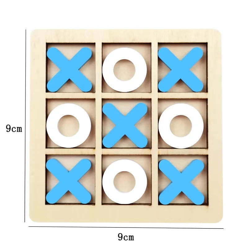 Montessori Wooden Mini Chess Puzzle – Brain Training Game for Kids - I YAN