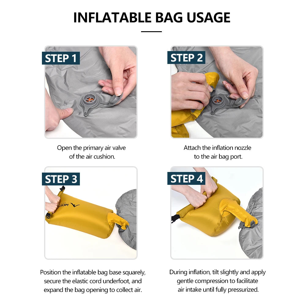 Camping Mat Air Mattress R8 20Dnylon Self-inflating Single Bed Mattress Tourist Tent Inflatable Sleeping Mats Supplies