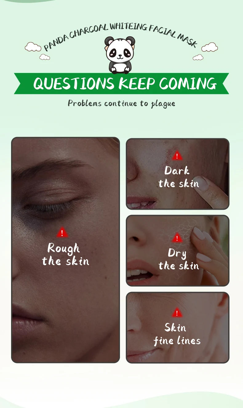 5pcs SADOER Cartoon Fresh Fruit Facial Masks Moisturizing Soothing Brightening Hydrating Face Mask for Facial Skin Care